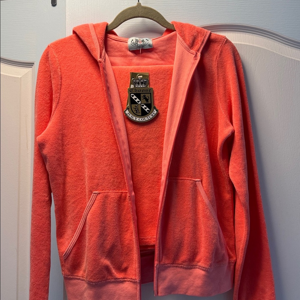 Juicy Couture orange Terry Basics suit